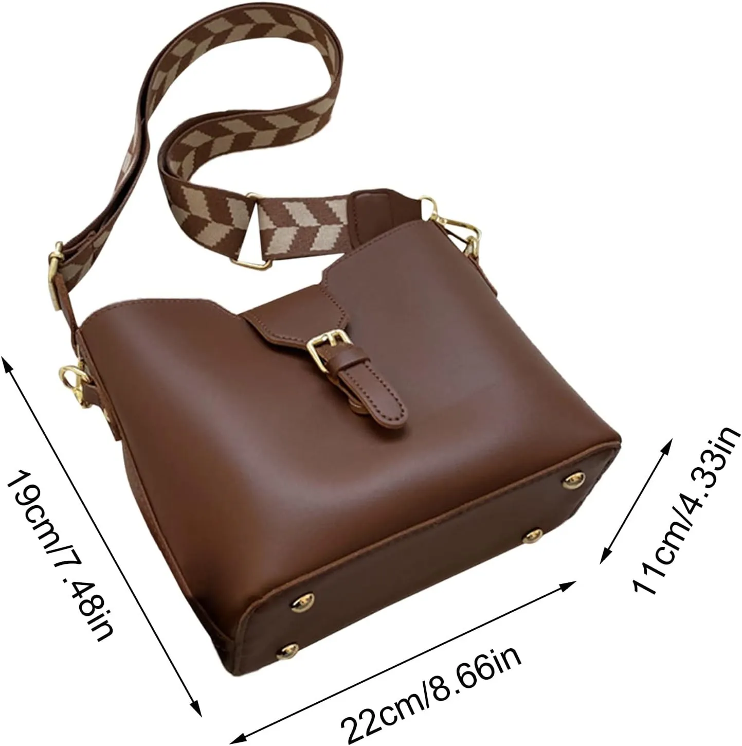 Purses for Women Crossbody Anti Theft Fashion Cotton Canvas Handbags Tote Purses Trendy Clutch Saddle Bag(Khaki)