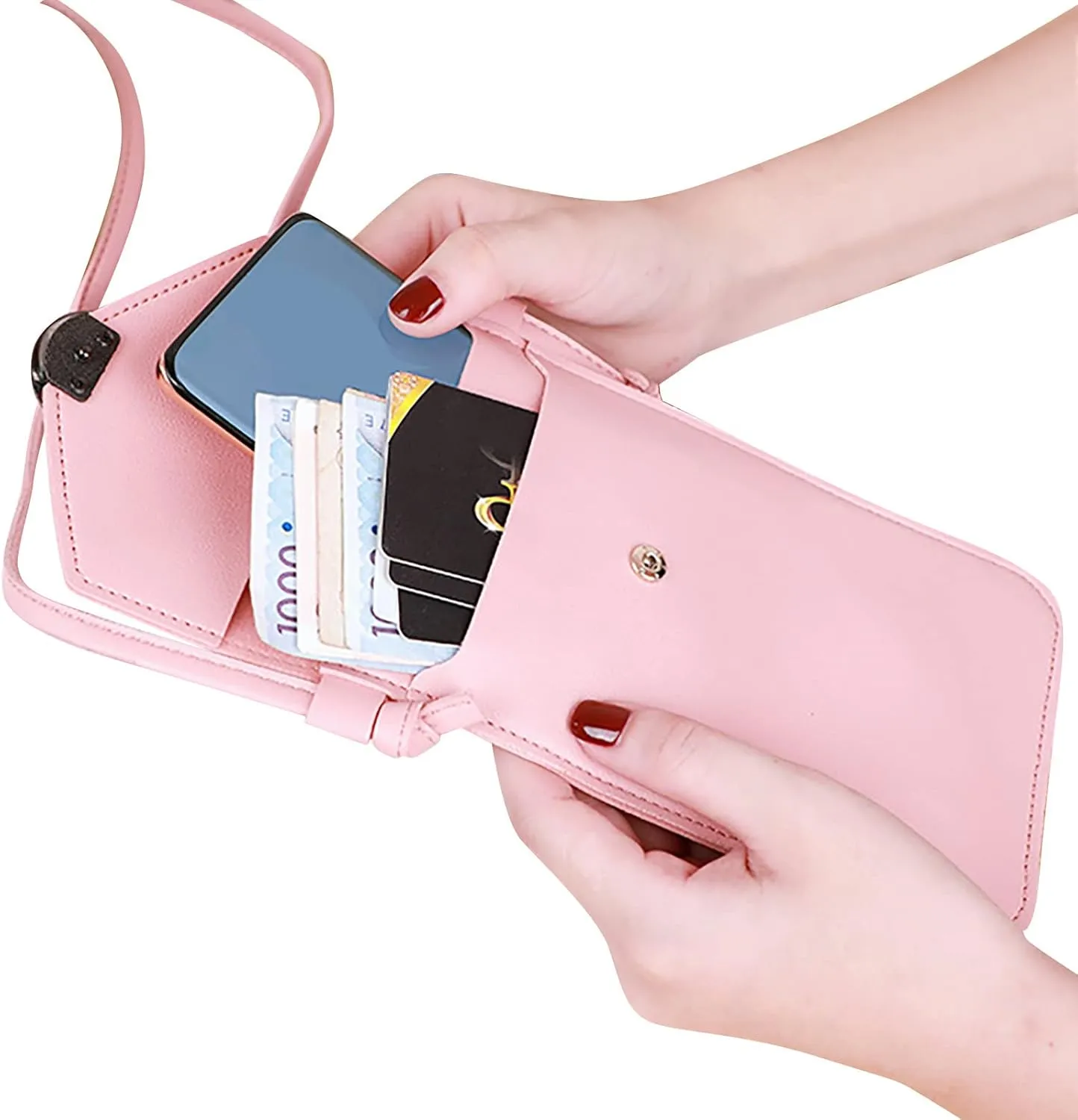 Purses for Women Crossbody Anti Theft Retro Studded Crossbody Bags Small Shoulder Purses Transparent Bag(B)