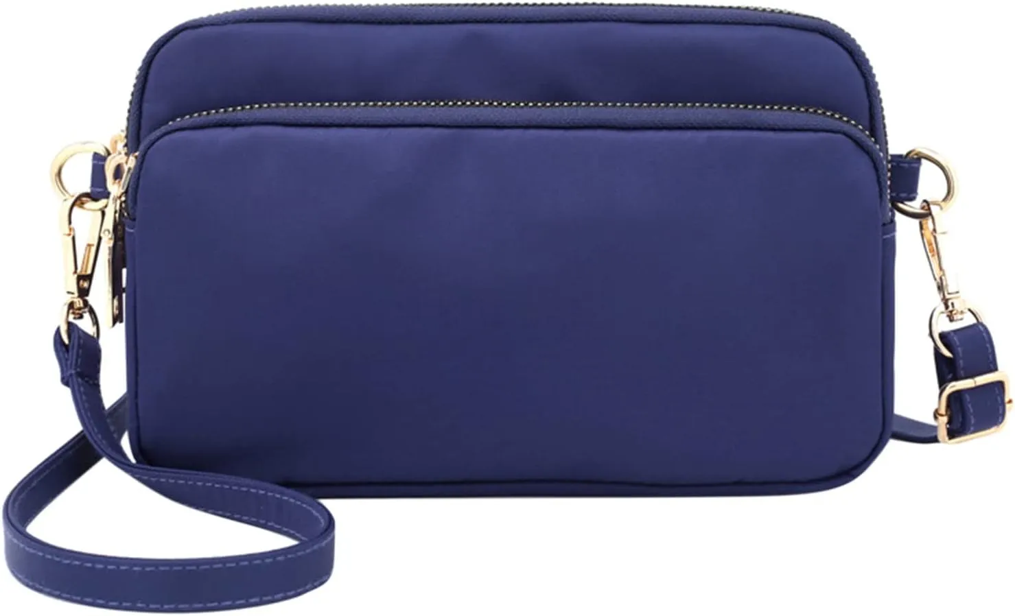 Quilted Crossbody Bags for Women Fashion Cotton Canvas Handbags Tote Purses Carry Options for Work and Daily Use(Blue)