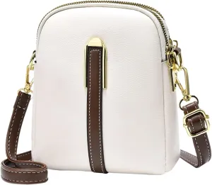 Quilted Crossbody Bags for Women Small Designer Crossbody Bags Women's Carry Options for Work and Daily Use(White)