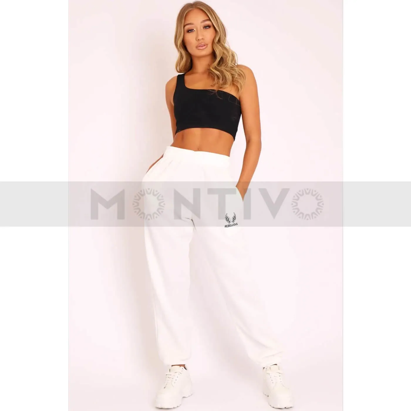 RB Oversized White Trousers
