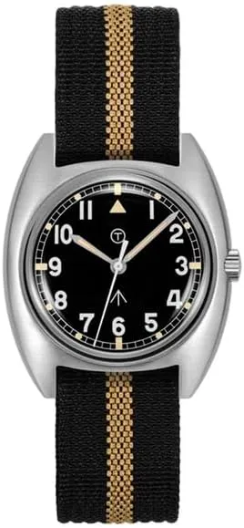 RDUNAE Military Quartz Watches for Men - RA02 36mm G10 Retro Wrist Watch K1 Mineral Glass Stainless Steel Luminous Field Watch