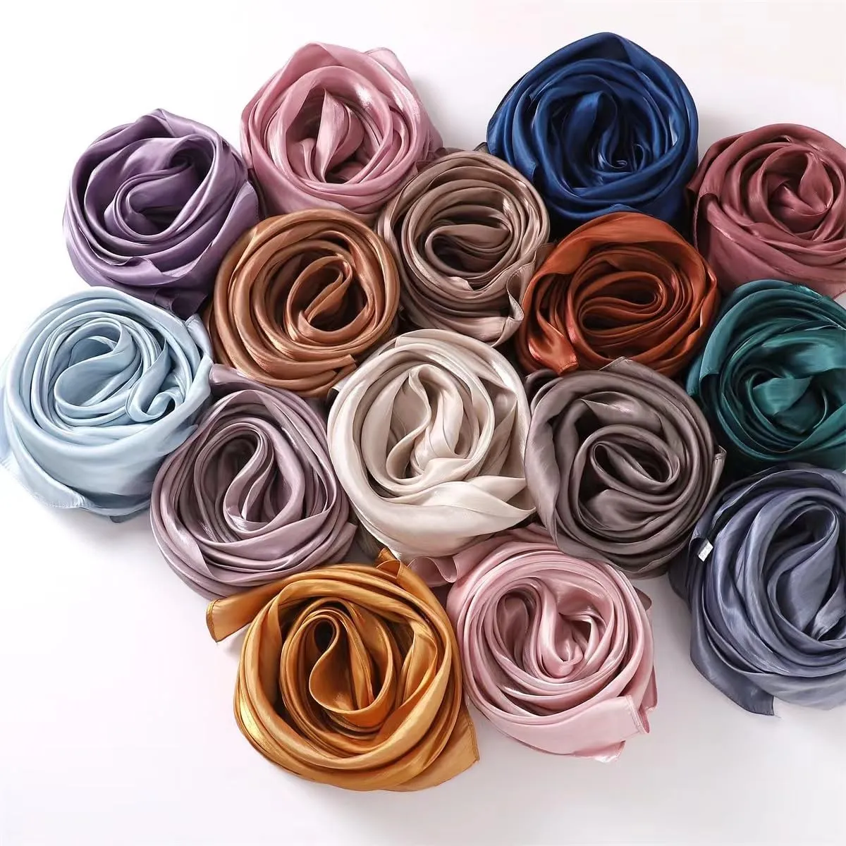 REEMONDE Shawl Wraps for Women Shine Chiffon Shawls Hijab Scarf Sarong Bridal Wedding Wraps Shawls for Evening Dresses
