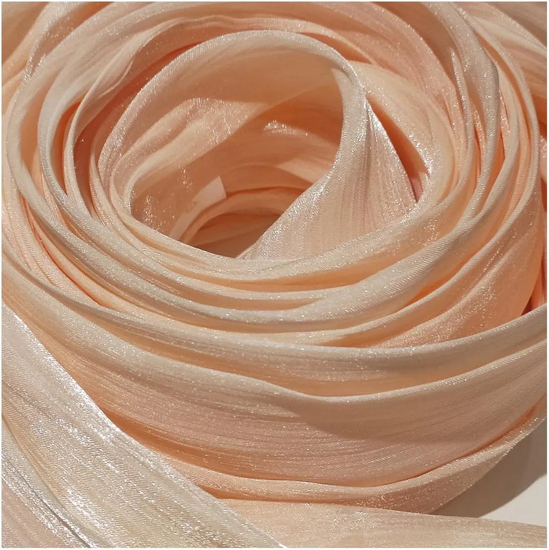 REEMONDE Shawl Wraps for Women Shine Chiffon Shawls Hijab Scarf Sarong Bridal Wedding Wraps Shawls for Evening Dresses