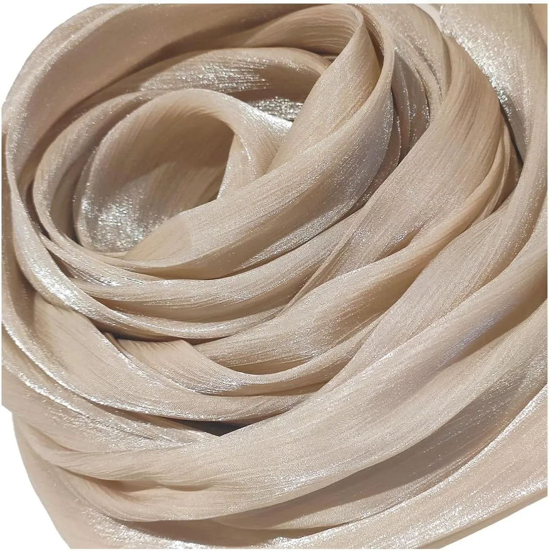 REEMONDE Shawl Wraps for Women Shine Chiffon Shawls Hijab Scarf Sarong Bridal Wedding Wraps Shawls for Evening Dresses