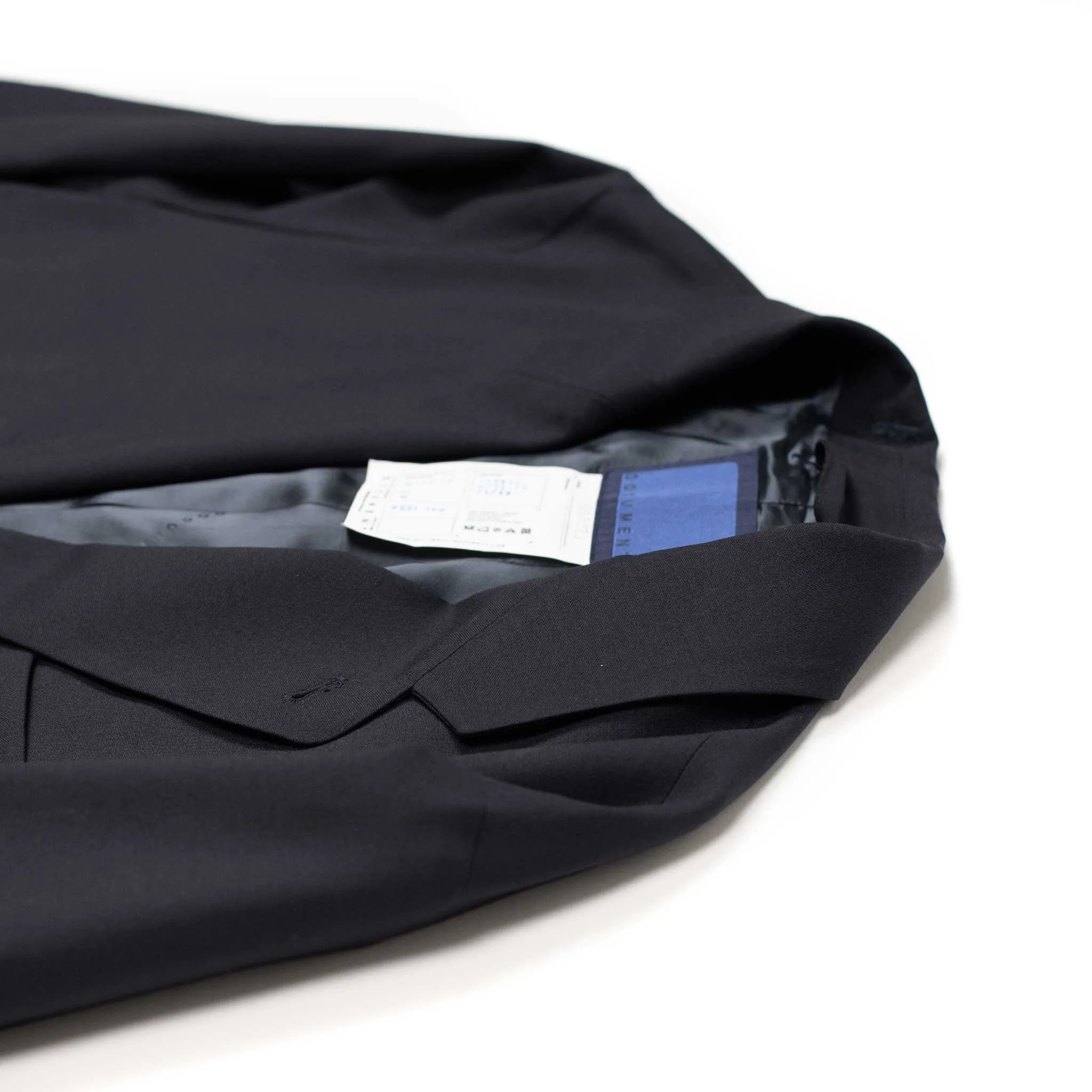 Relaxed blazer in navy Japanese wool