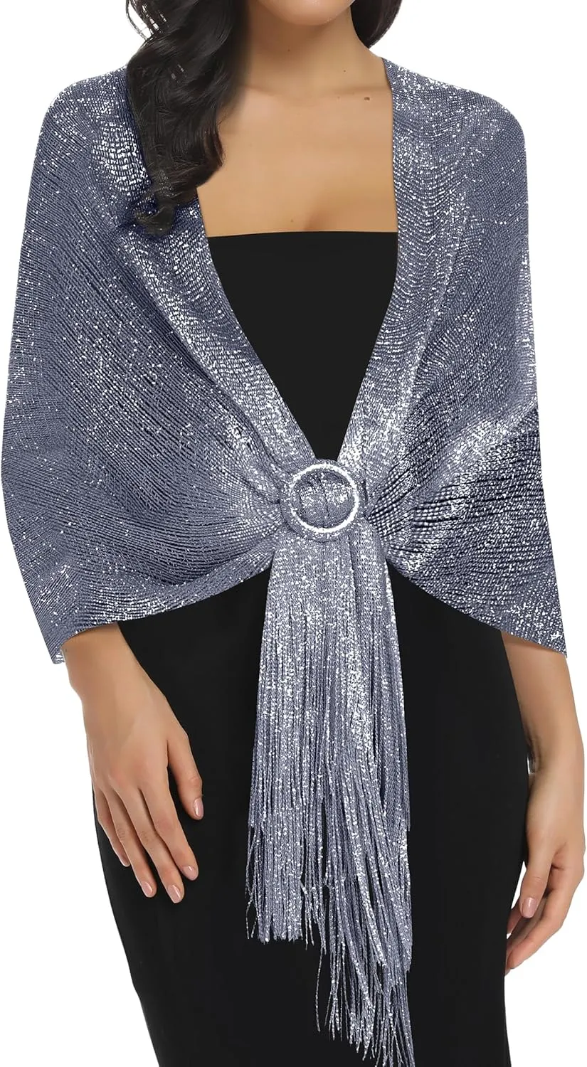 Rheane Shawls and Wraps for Evening Dresses Shawl Wraps for Women with Buckle for Evening Party Dresses Wedding Party