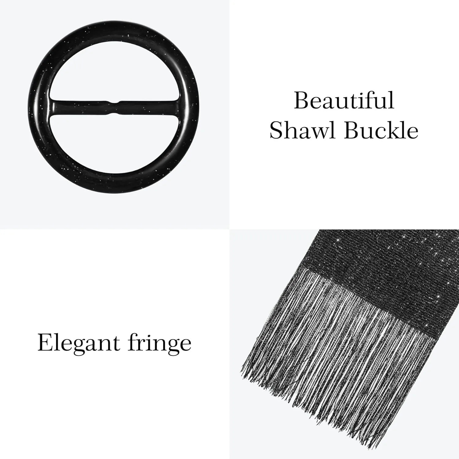 Rheane Shawls and Wraps for Evening Dresses Shawl Wraps for Women with Buckle for Evening Party Dresses Wedding Party