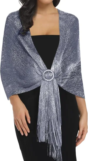 Rheane Shawls and Wraps for Evening Dresses Shawl Wraps for Women with Buckle for Evening Party Dresses Wedding Party