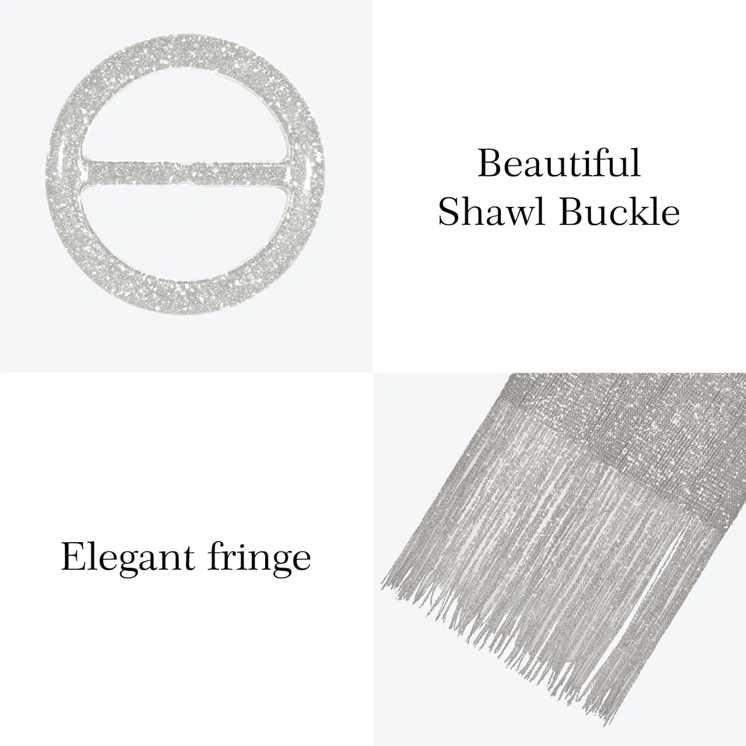 Rheane Shawls and Wraps for Evening Dresses Shawl Wraps for Women with Buckle for Evening Party Dresses Wedding Party