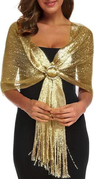 Rheane Shawls and Wraps for Evening Dresses Shawl Wraps for Women with Buckle for Evening Party Dresses Wedding Party