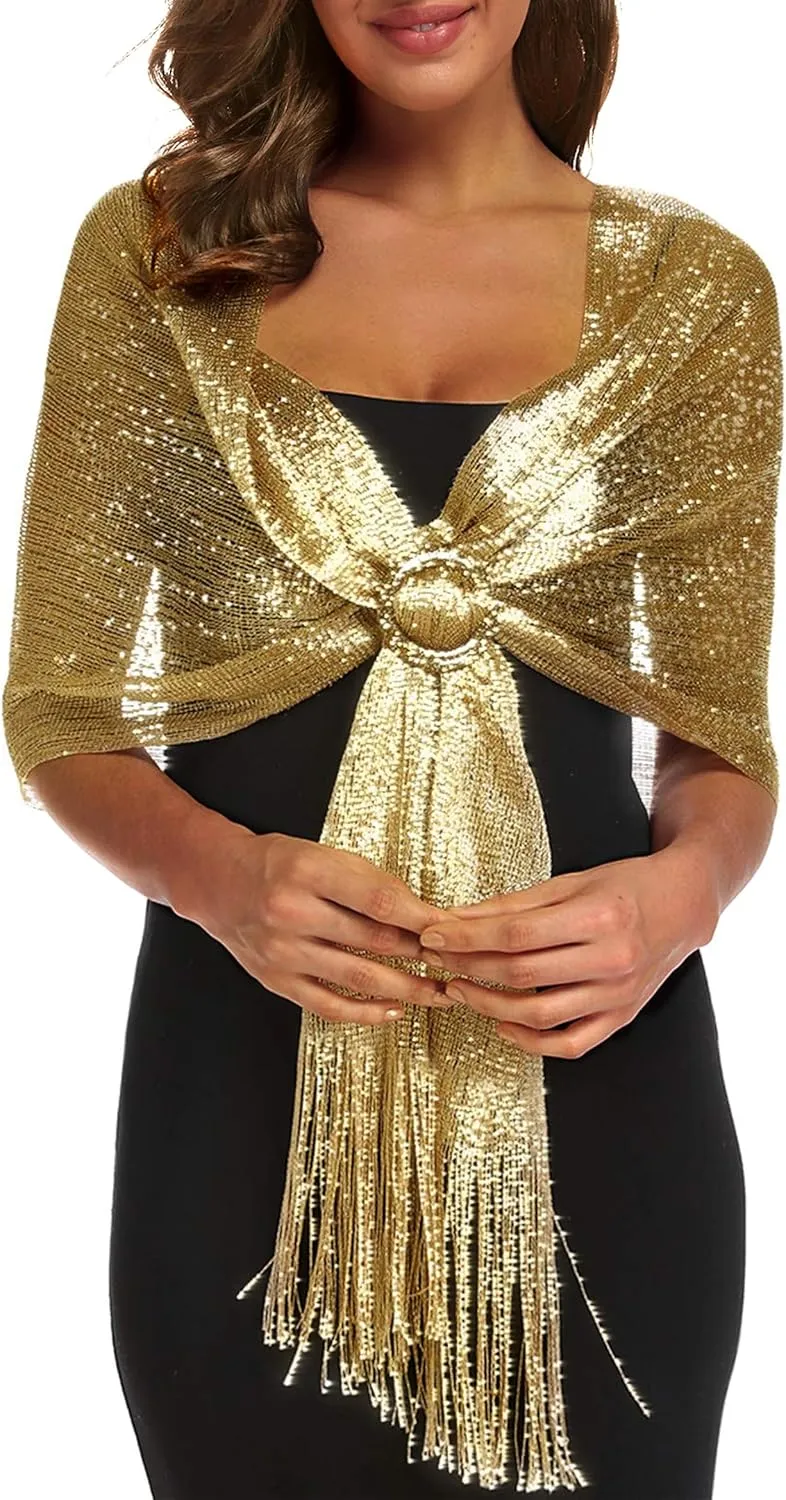 Rheane Shawls and Wraps for Evening Dresses Shawl Wraps for Women with Buckle for Evening Party Dresses Wedding Party