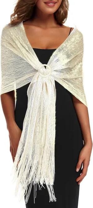 Rheane Shawls and Wraps for Evening Dresses Shawl Wraps for Women with Buckle for Evening Party Dresses Wedding Party