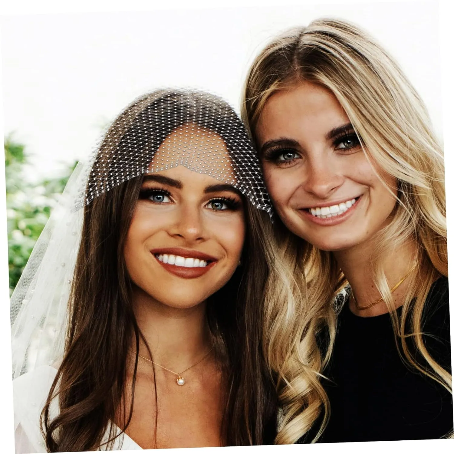 Rhinestone Mesh Headband Hair Accessory Rave Hairnets Vintage Head Jewelry for Special Events