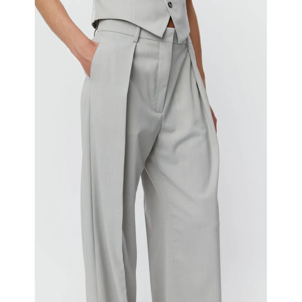 Ricardo Smoke Melange Men’s Classic Trousers - Stylish and Comfortable Formal Pants