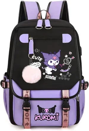 Roffatide Anime Backpack Business Laptop Backpacks Travel Hiking Daypacks Rucksack 17 Inch