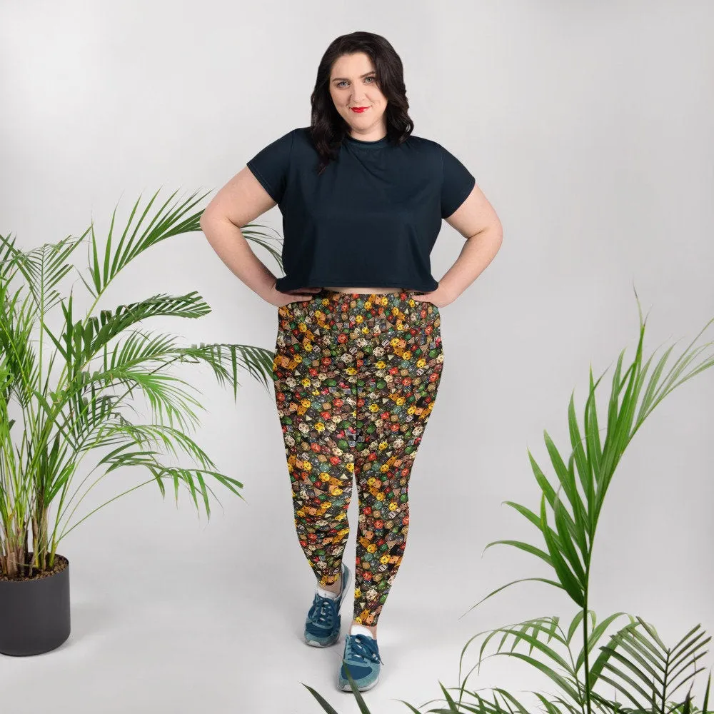 RPG Dice Plus Size Leggings