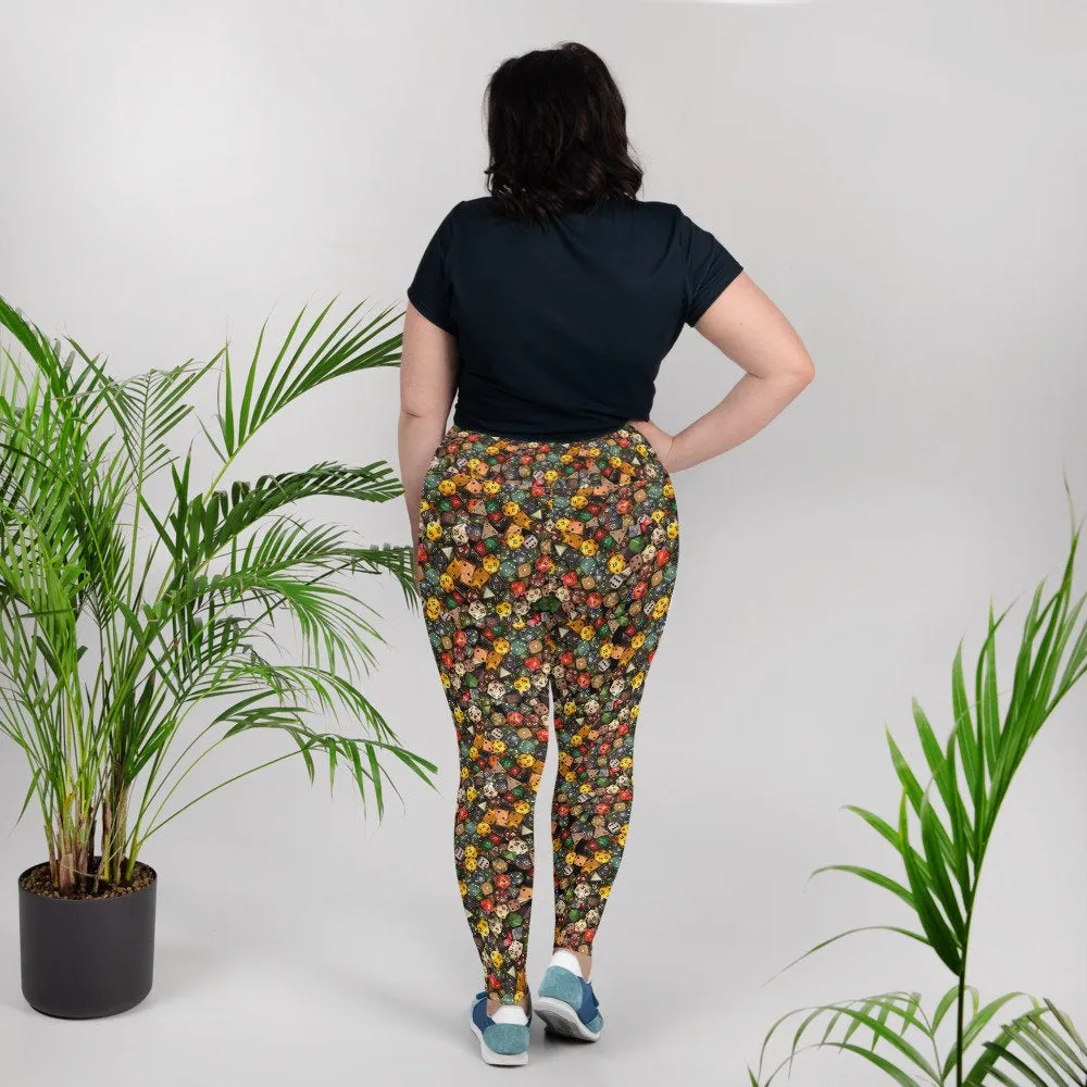 RPG Dice Plus Size Leggings