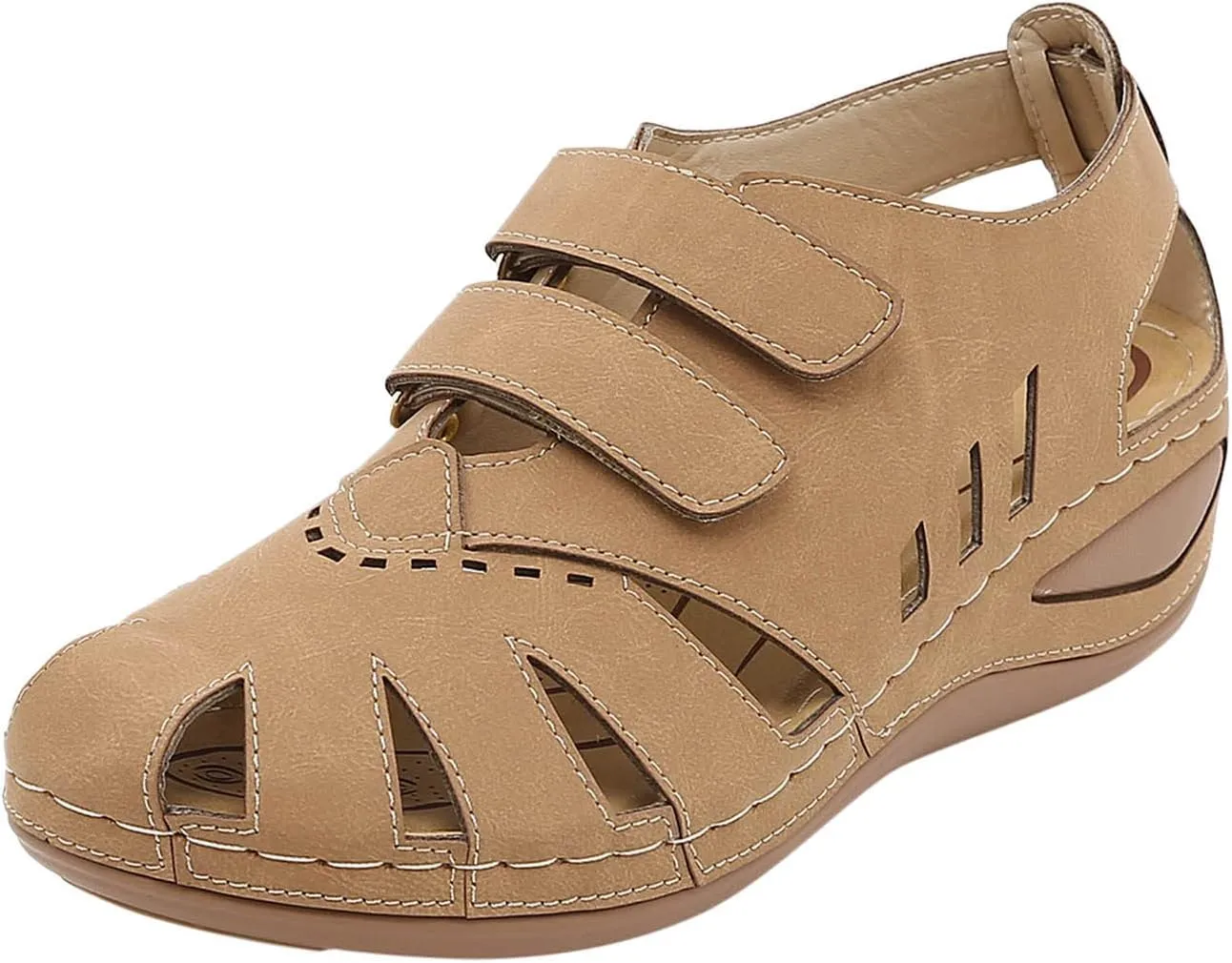 SBGMoSJ Orthopedic Dress Shoes for Women Comfortable Dressy Boots Dressy Walking Sandals Women Comfort Comfort Sandals for Walking Women Gladiator Sandals Beach Shoes Women Nude Wedge Heels