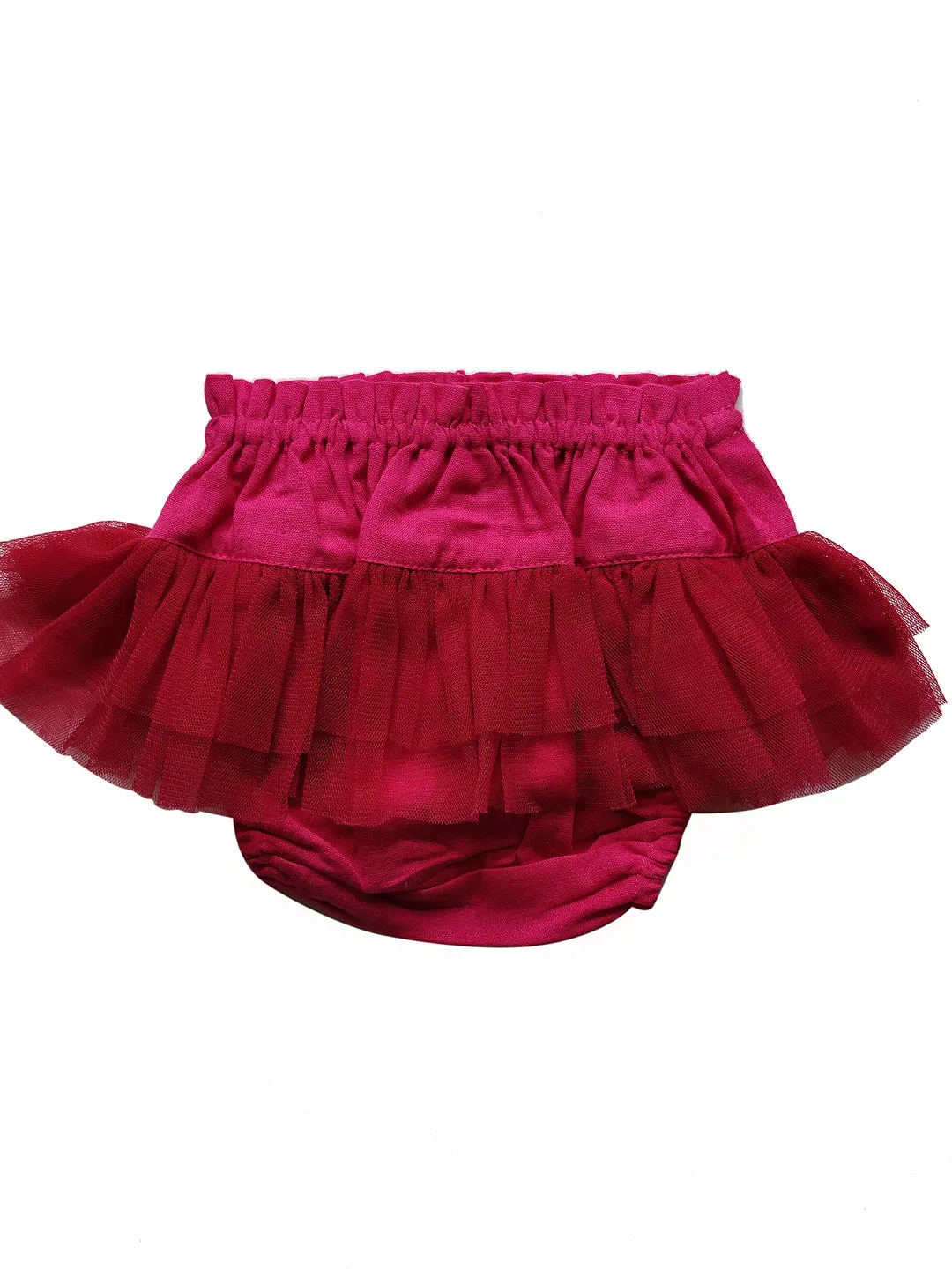 Set of 5 - Diaper Cover with Tulle Net Ruffles