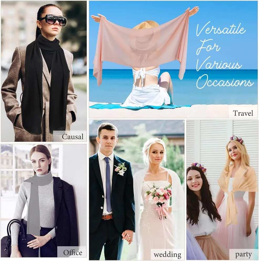 Shawls and Wraps for Evening Dresses, Dress Shawl, Chiffon Shawl Wraps for Women Weddings Valentines Day Gifts