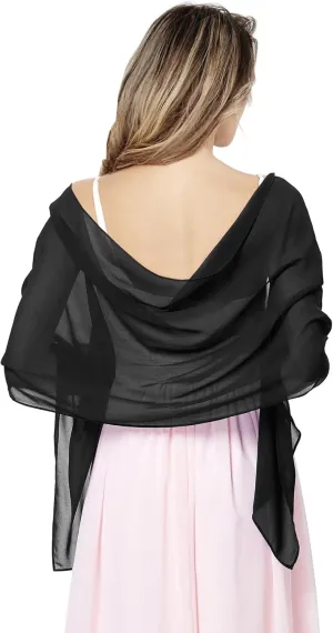 Shawls and Wraps for Evening Dresses, Dress Shawl, Chiffon Shawl Wraps for Women Weddings Valentines Day Gifts