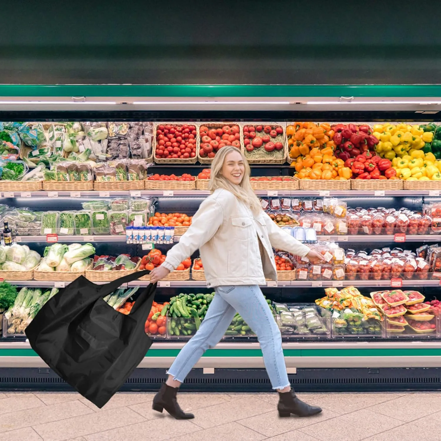 Shopping Bags Reusable Grocery Tote Bags