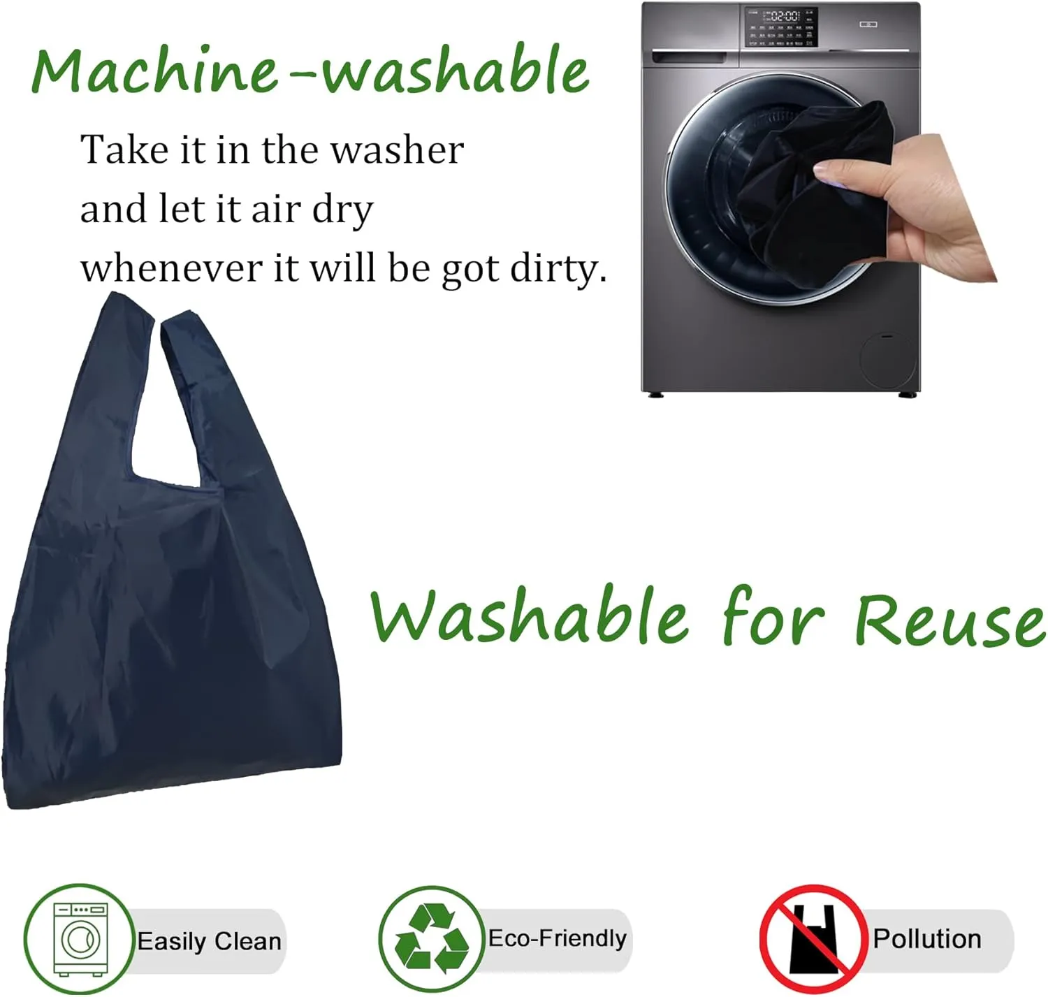 Shopping Bags Reusable Grocery Tote Bags