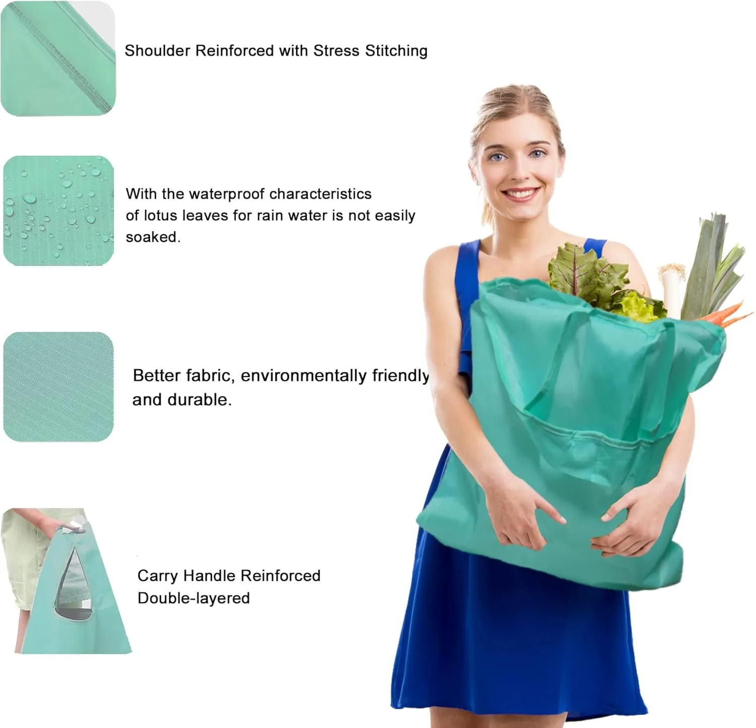 Shopping Bags Reusable Grocery Tote Bags