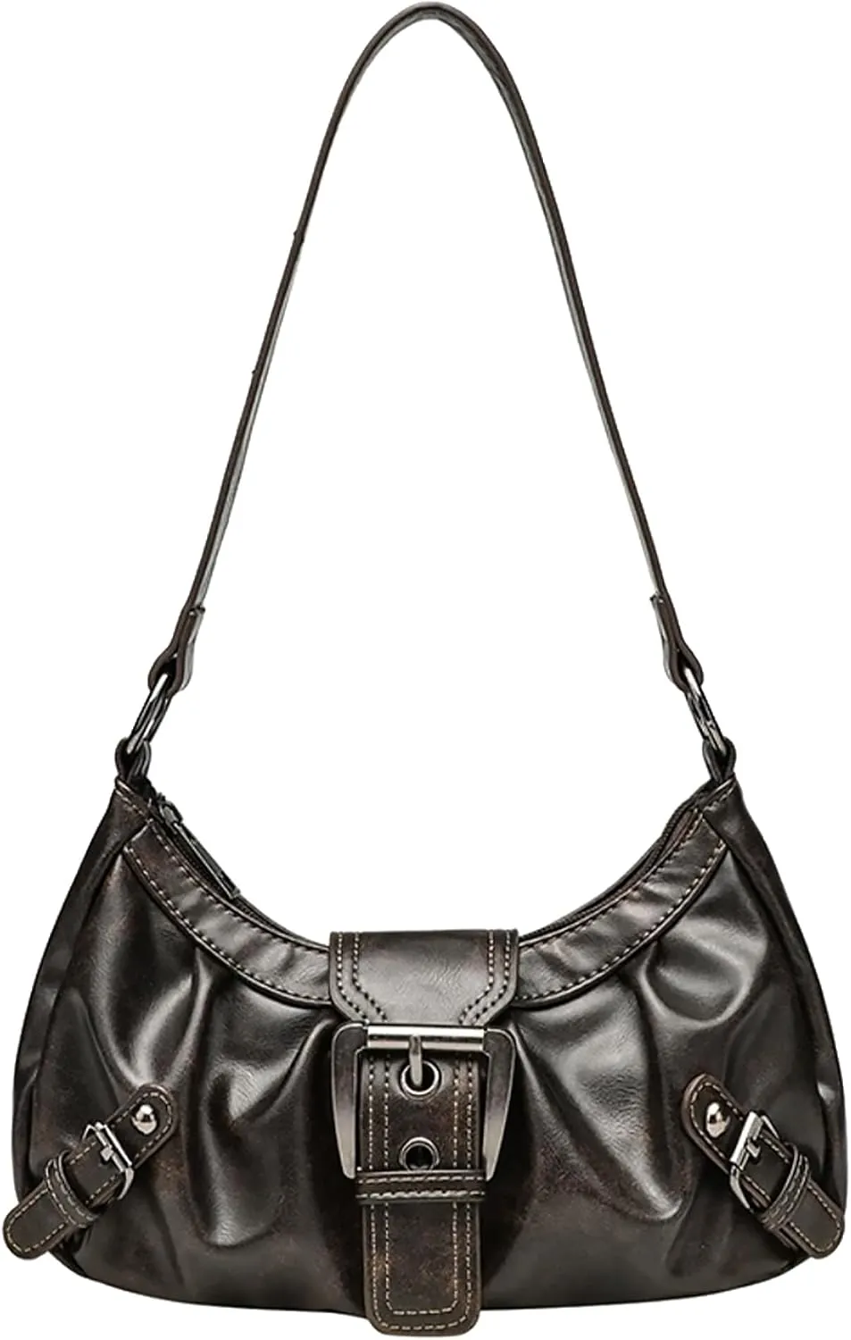 Shoulder Bag for Women Trendy Y2K Purse Handbag Top Handle Small Punk Purse Hobo Underarm Clutch Bag 2025