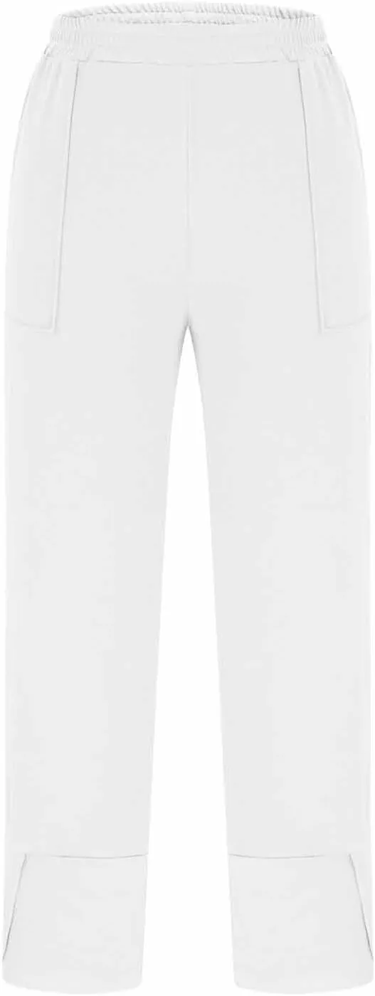 Sinzelimin Womens Harem Pants Fashion Solid Color Elastic Waist Loose Comfy Casual Bootcut Wide Leg Sweatpant with Pockets