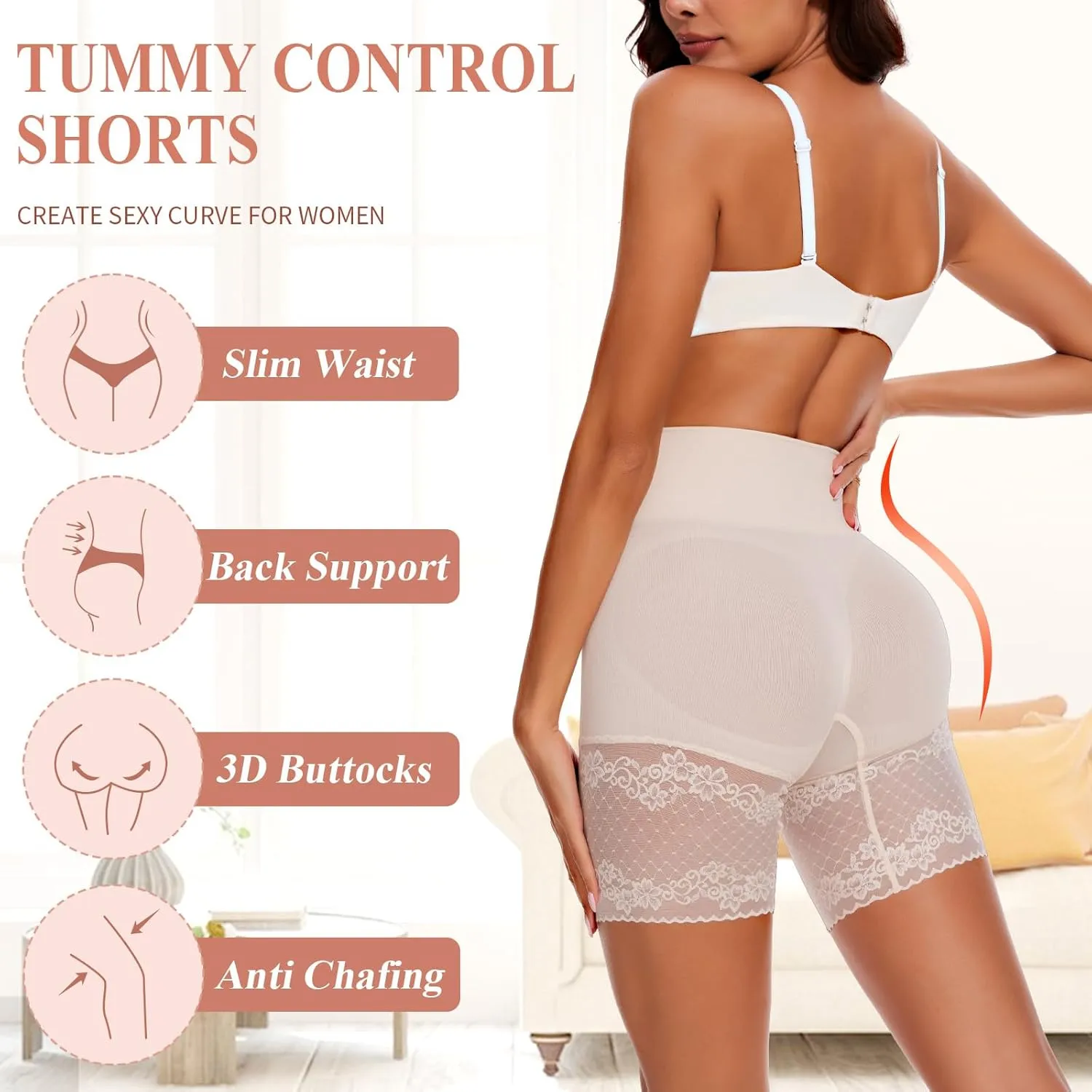 Slip Short for Women Under Dress