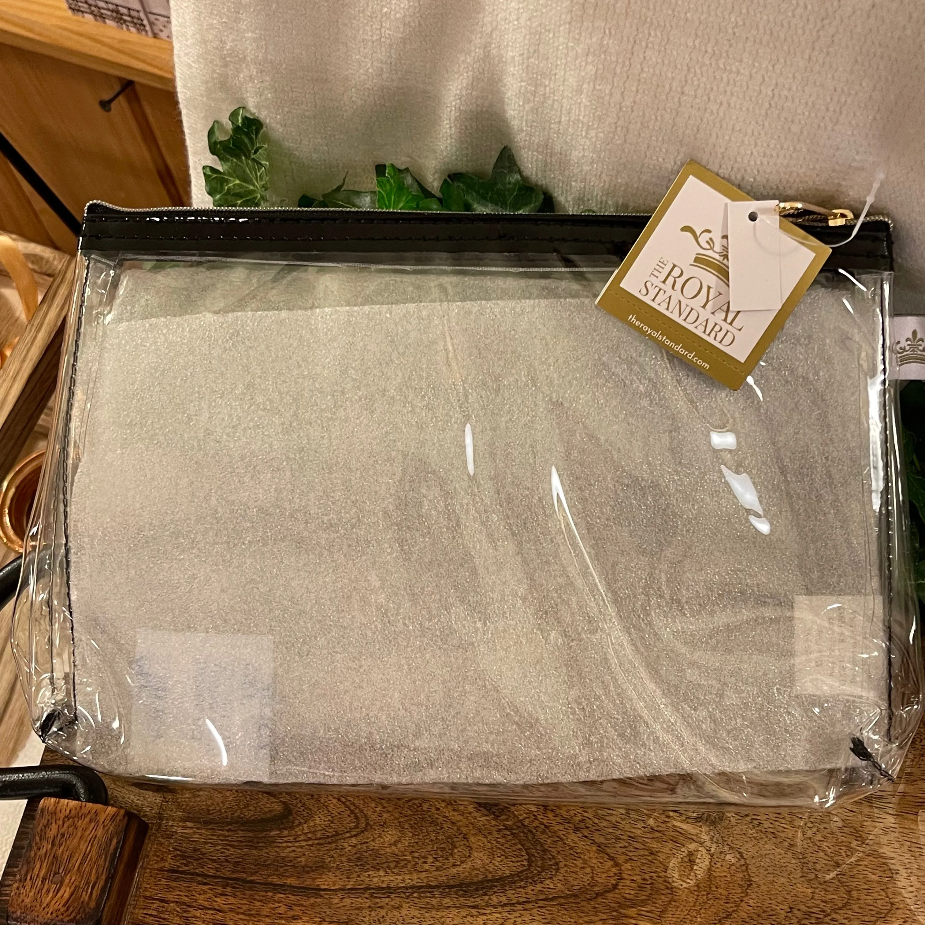 Stadium Bags: Clear Clutch Wristlet Bag Tiger