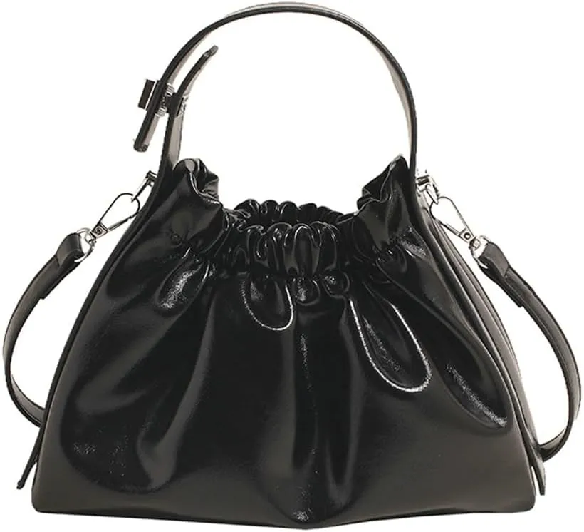 Stylish Handbag for Women Shoulder Bags Crossbody Bags Chic Ruffled Cloud Bags Satchel Purse Travel Bags Work Bags