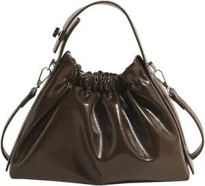Stylish Handbag for Women Shoulder Bags Crossbody Bags Chic Ruffled Cloud Bags Satchel Purse Travel Bags Work Bags