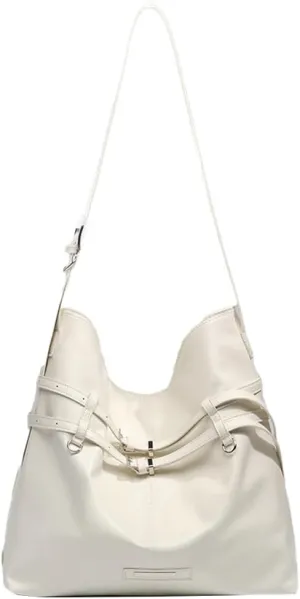 Stylish Pleated Crossbody Shoulder Bags Soft PU Leather Handbags Satchel Waterproof Purse for Ladies