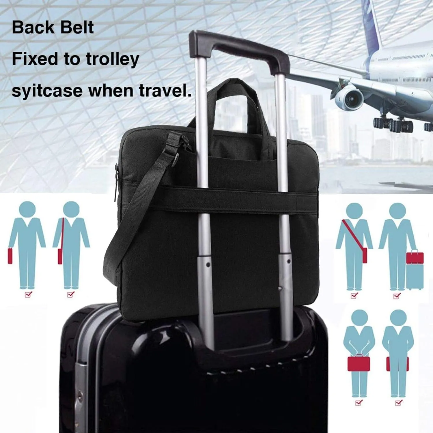 Stylish Sunflower Laptop Tote Bag Travel Business Computer Bag Work Bag for Men Women