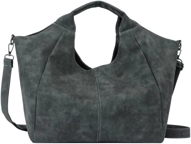 Suede Tote Bag for Women Matte Leather Shoulder Bags Designer Crossbody Hobo Bag Purse Top Handle Satchel Handbags