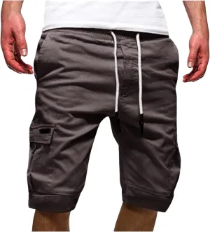 Sweatpants for Men Day Casual 2 in 1 Shorts Men Wide Leg Athletic Shorts for Men Floral Printed Black Cargo Shorts Men