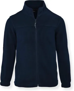 Swiss Alps Kids Boy's Full Zip Polar Fleece Jacket Ultra Soft Warm Comfortable Fabric With Zippered Hand Pockets
