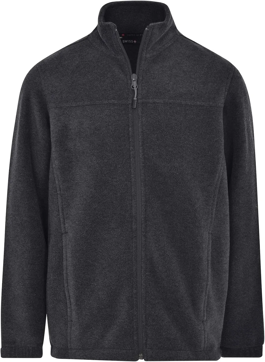 Swiss Alps Kids Boy's Full Zip Polar Fleece Jacket Ultra Soft Warm Comfortable Fabric With Zippered Hand Pockets