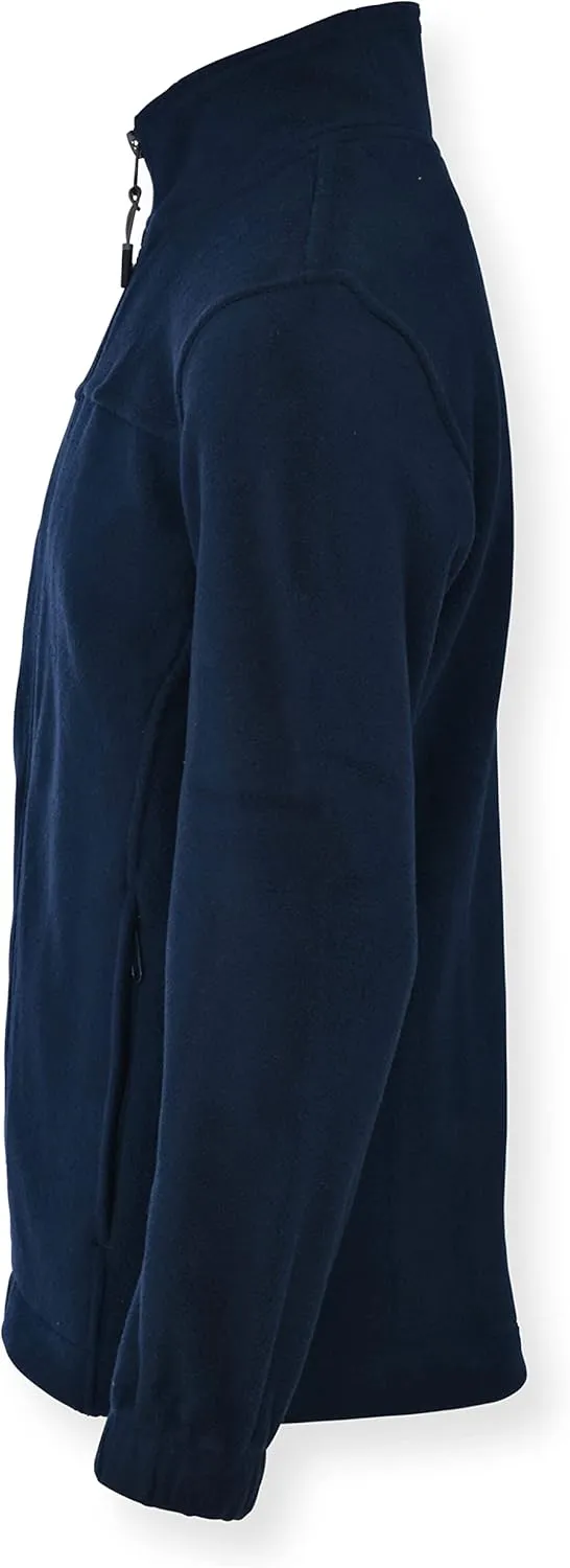 Swiss Alps Kids Boy's Full Zip Polar Fleece Jacket Ultra Soft Warm Comfortable Fabric With Zippered Hand Pockets