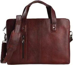 TAEMAN Real leather laptop bag, briefcase bag, computer bag laptop, messenger bag, satchel bag, small briefcase men, office bag women, business bag men