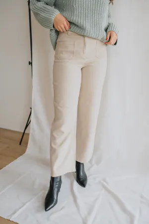 The Kunis Linen Pant - Sand Melange