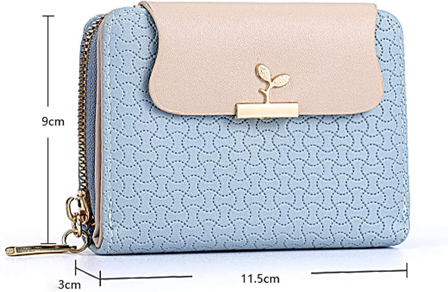 Tote for Women - Cartoon Leather Zipper Purse, Envelope Wallet, Clutch With Card Key Holder for Shopping Ladies M