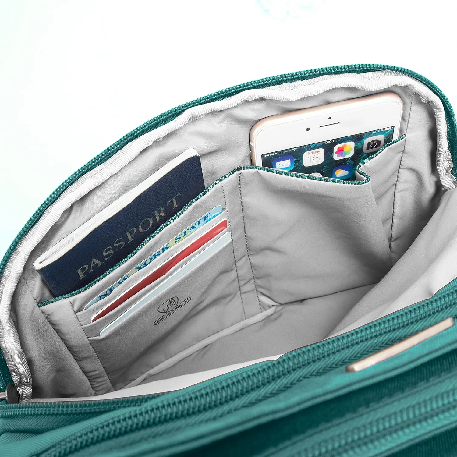 Travelon Anti-Theft Classic North/South Crossbody Bag