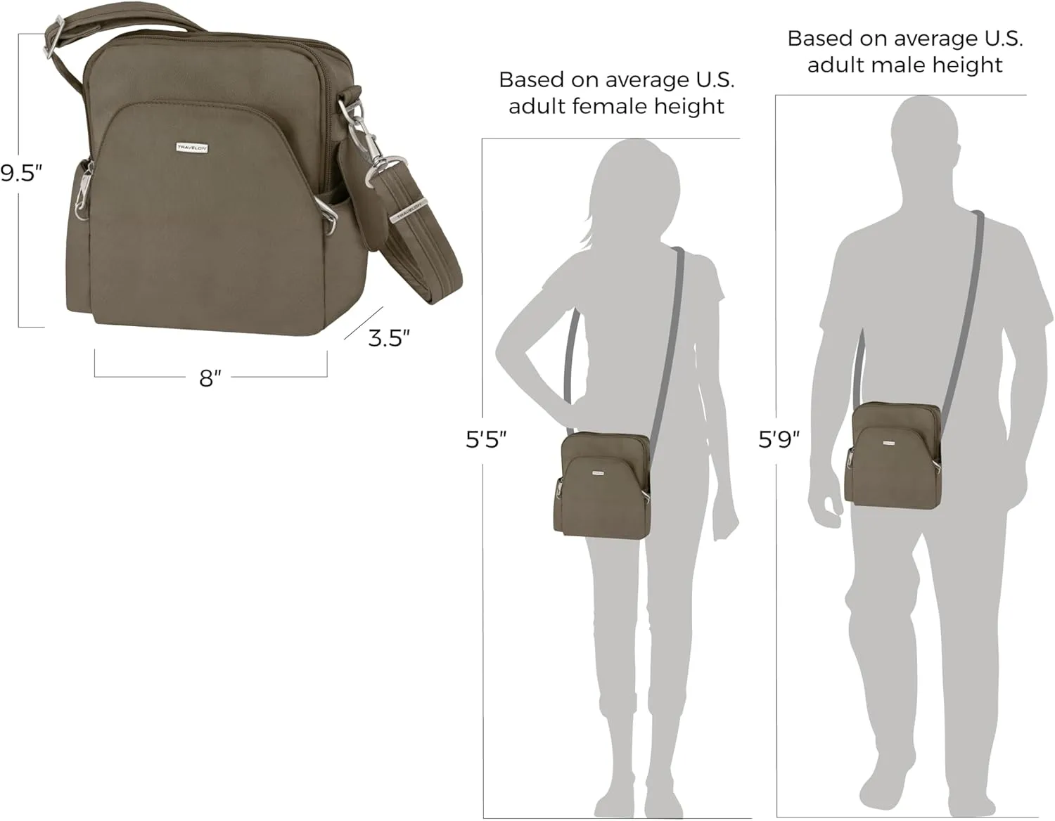Travelon Anti-Theft Classic Travel Bag