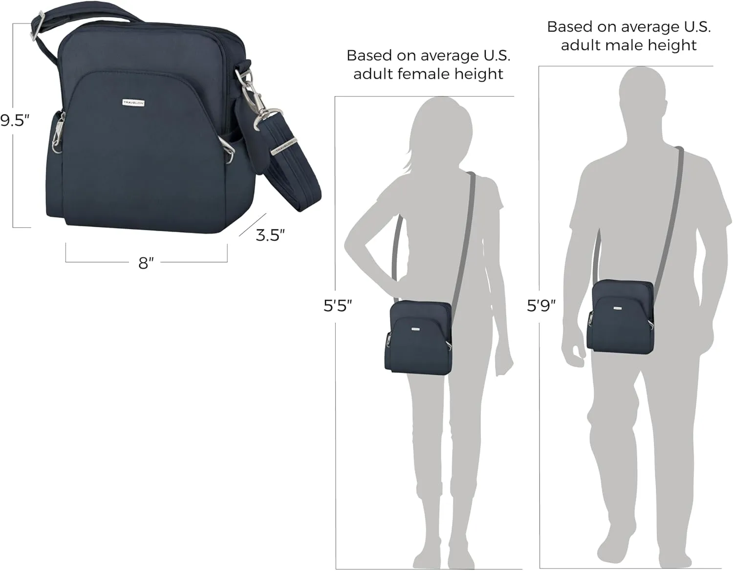 Travelon Anti-Theft Classic Travel Bag