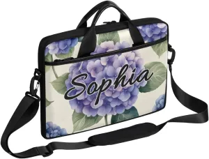 TropicalLife Personalized Laptop Bag 15 Inch Custom Sleeve Case with Handle Shoulder Strap Computer Messenger Bag