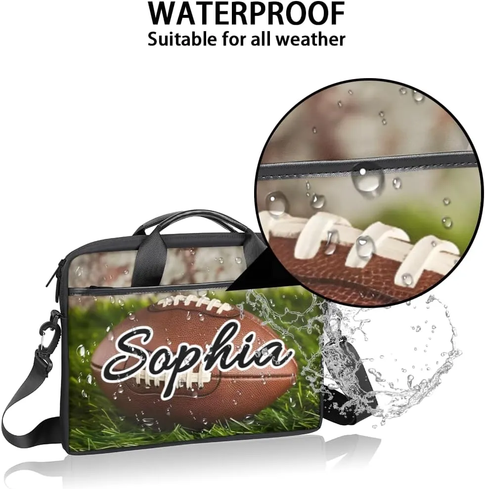 TropicalLife Personalized Laptop Bag 15 Inch Custom Sleeve Case with Handle Shoulder Strap Computer Messenger Bag